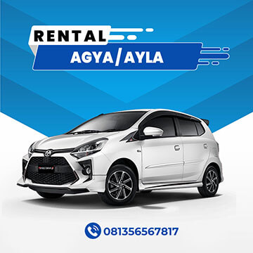 Fricil rental mobil toyota agya ayla